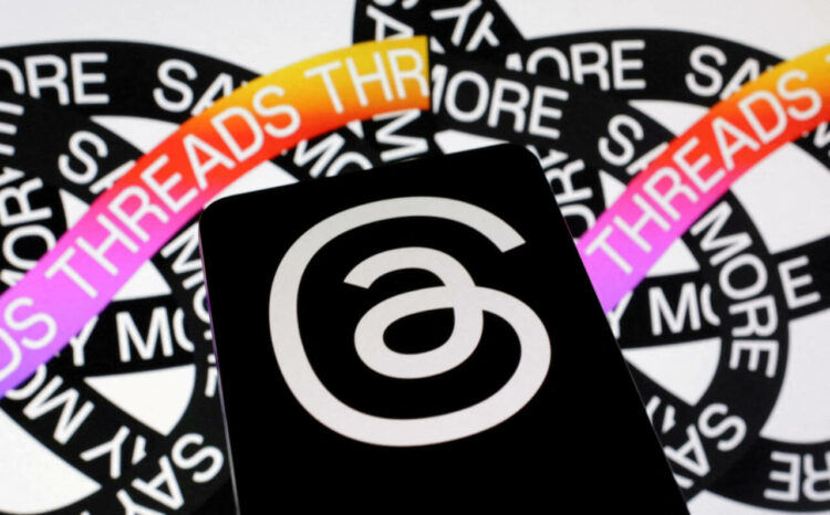 FILE PHOTO: Meta's Threads app logo is seen in this illustration  taken July 4, 2023. REUTERS/Dado Ruvic/Illustration/File Photo