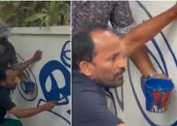 തൃശൂരിൽ കെ മുരളീധരന് വേണ്ടി ചുവരെഴുതി ടി എൻ പ്രതാപൻ; സ്ഥാനാർത്ഥിത്വത്തിൽ അട്ടിമറിയോ?