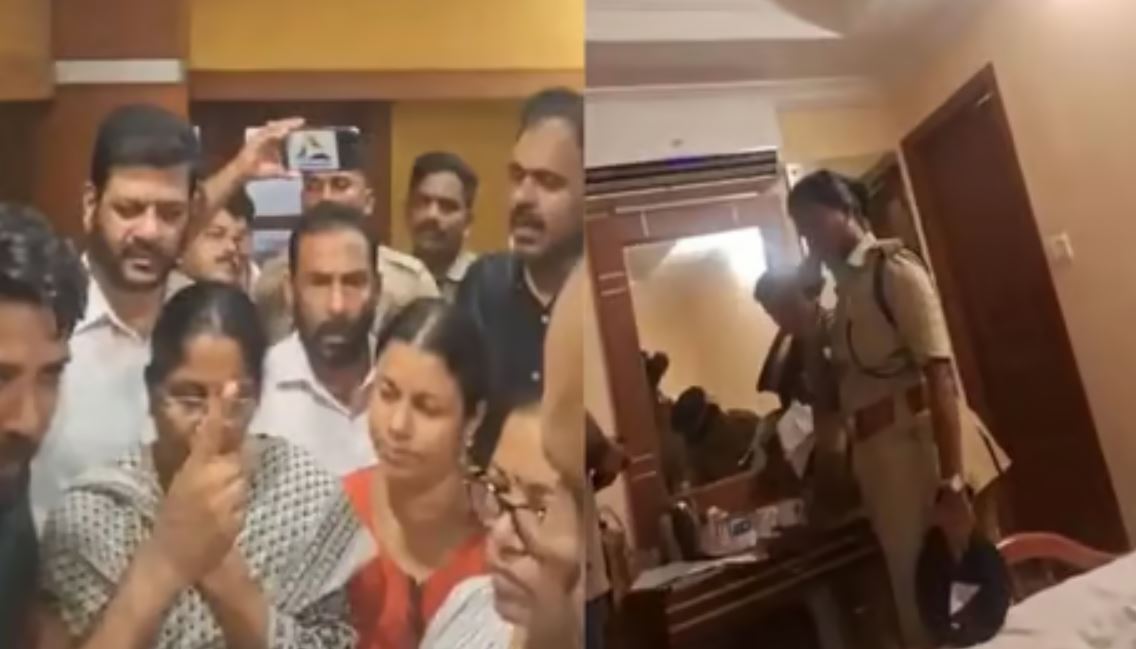 Palakkad mahila congress room raid