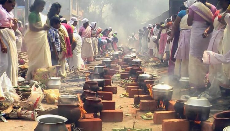 attukal pongala 2025 begins