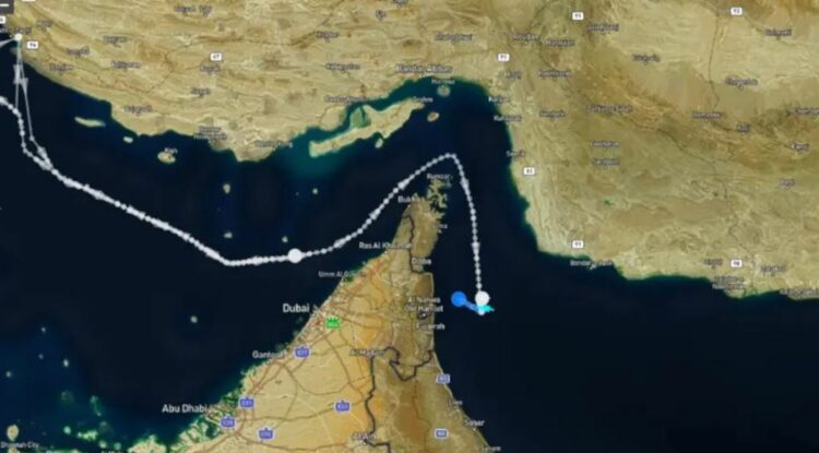 Multiple ships on fire after collision in Gulf of Oman